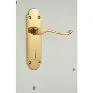 Wickes Prague Victorian Shaped Locking Door Handle - Polishe £15.00