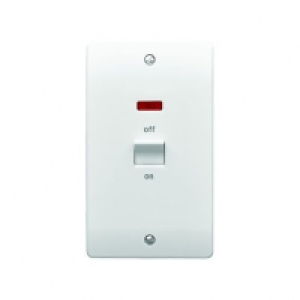 Wickes  MK 50 Amp Double Pole Neon Light Switch