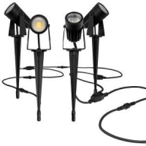 Luceco LED Garden Lighting Spike Kit - Pack of 4