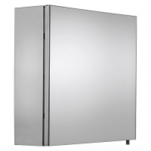 Croydex Finchley Large Single Door Bathroom Cabinet - 670 x