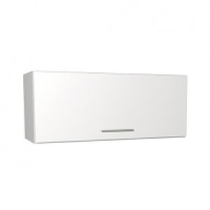 Wickes Orlando White Gloss Slab Narrow Wall Unit - 900mm £115.00