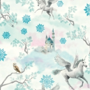 Wickes  Arthouse Fairytale Ice Blue Wallpaper 10.05m x 53cm