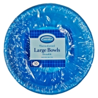 QDStores  Thermoform Large Bowls 17cm (Pack 10) - Blue