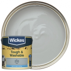 Wickes Steel - No.210 Tough & Washable Matt Emulsion Paint - £16.00