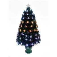 QDStores  Artificial Christmas Tree 3ft - Animated Decorative Stars