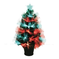QDStores  Artificial Christmas Tree 2ft - Animated Multicolour LEDs