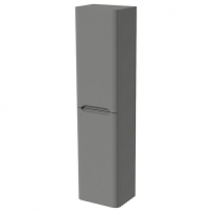 Wickes  Wickes Malmo Dust Grey Wall Hung J Pull Tower Unit - 1600 x 