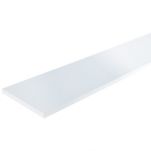 White Gloss Shelf 600x230x18mm £7.00