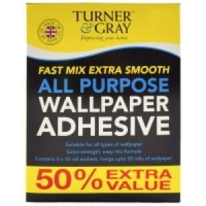 BMStores  Turner & Gray All Purpose Wallpaper Adhesive