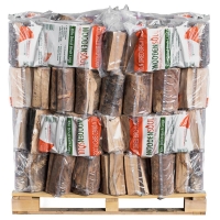 HomeBargains  Pallet of 56 Bags of Kiln Dried Birch Logs (Including Home D
