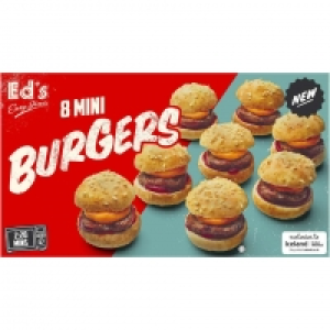 Iceland  Eds Diner 8 Mini Burgers 216g