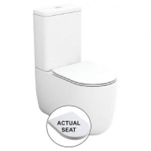 Wickes Teramo Easy Clean Close Coupled Toilet Pan & Soft Clo £447.00