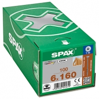 Wickes  Spax Tx Washer Head Wirox Screws - 6.0x160mm Pack Of 100