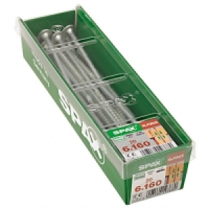 Spax TX Washer-Head Wirox Screws - 6 x 160mm Pack of 20