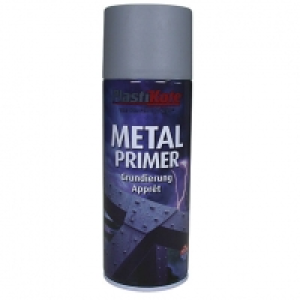 Plastikote Metal Primer Aerosol Spray - Grey 400ml £8.00