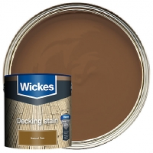 Wickes Decking Stain - Natural Oak 2.5L £16.00