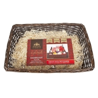 QDStores  Create Your Own Gift Hamper Kit Dark Wicker - Large