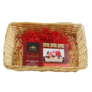 Create Your Own Gift Hamper Kit Light Wicker - Large £7.99