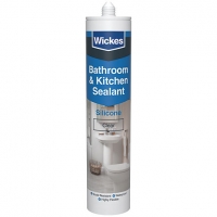 Wickes  Wickes Kitchen & Bathroom Silicone Sealant Clear 300ml
