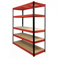 Wickes  Rb Boss Shelf Kit 5 Wood Shelves - 1800 x 1600 x 600mm 250kg