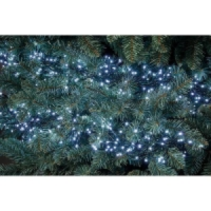 Homebase Yes 1500 LED Timer Cluster String Christmas Lights - Bright Whit
