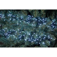 Homebase Yes 1000 LED Timer Cluster String Christmas Lights - Bright Whit