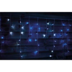 Yes 720 LED Timer Icicle String Christmas Lights - White Blue