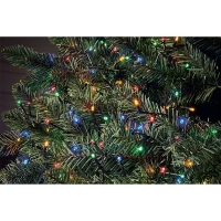 Homebase Plastic/copper 600 LED String Christmas Tree Lights - Multi-coloured