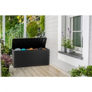 Keter Emily 277L Outdoor Garden Storage Box - Graphite £34.00