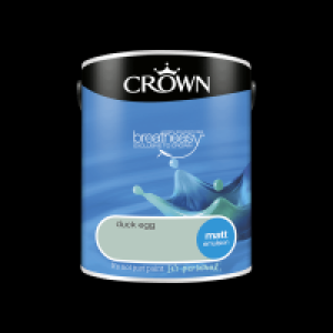 Homebase Crown Crown Standard Matt Emulsion - Duck Egg - 5L