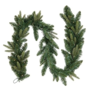 Yes Classic Christmas Garland with Lights - 180cm