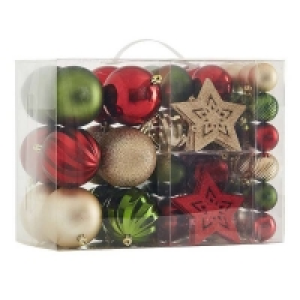 Plastic Deco Luxe Shatterproof Hanging Christmas Tree Decorations -