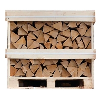 HomeBargains  Small Loose Kiln Dried Birch Log Crate (Including Home Deliv