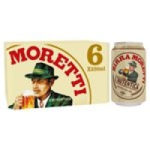 Birra Moretti Lager Beer Cans £6.50
