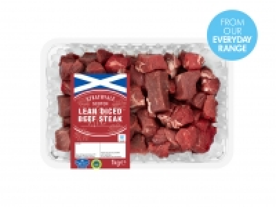 Strathvale Lean Diced Beef Steak