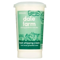 Iceland  Dale Farm Fresh Whipping Cream 250ml