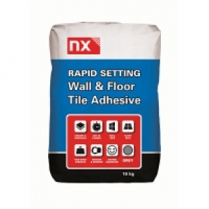 Wickes  Norcros Rapid Setting Tile Adhesive Grey 10kg