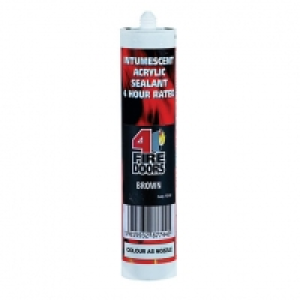 4FireDoors Intumescent & Acoustic Acrylic Sealant - Brown 31