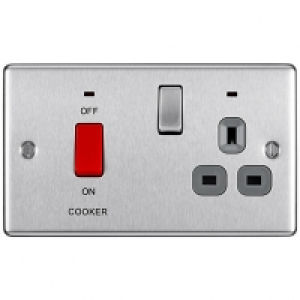 BG 45 Amp Screwed Raised Plate Cooker Control Unit with Swit £16.00
