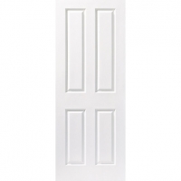Wickes  Wickes Stirling White Grained Moulded 4 Panel Internal Fire 