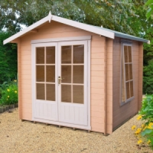 Shire Barnsdale Untreated 19mm Garden Log Cabin & Veranda 8 £1,424.00
