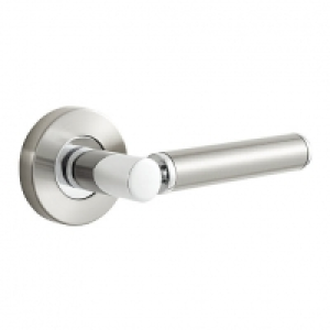 Designer Levers Titania Lever On Rose Door Handle - Dual Ton