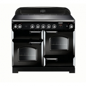 Wickes  Rangemaster Classic 110cm Induction Range Cooker - Black wit