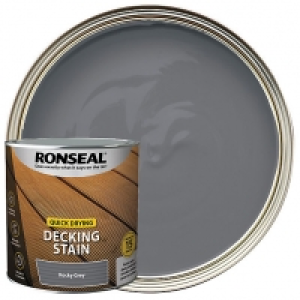 Ronseal Rocky Grey Quick Drying Decking Stain - 2.5L £26.00