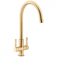 Wickes  Abode Pico Monobloc Kitchen Tap Brushed Brass