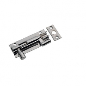 Wickes Necked Barrel Bolt - Chrome 63mm