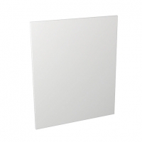 Wickes  Wickes Orlando White Gloss Slab Appliance Door (B) - 600 x 7