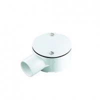 Wickes  Wickes 1 Way Terminal Junction Box - White 25mm