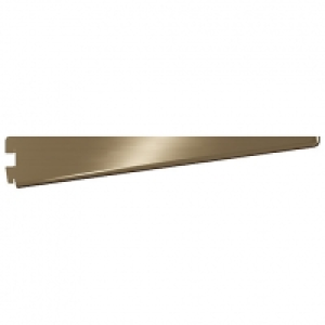 Twin Slot Antique Brass Shelving Bracket - 370mm £3.50