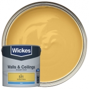 Wickes Mustard Yellow - No. 511 Vinyl Matt - 2.5L £12.00